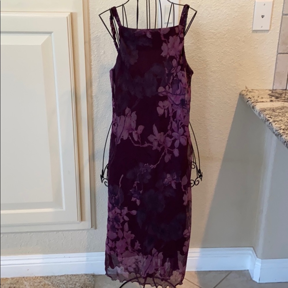 Beautiful jagged edge hemmed cocktail dress